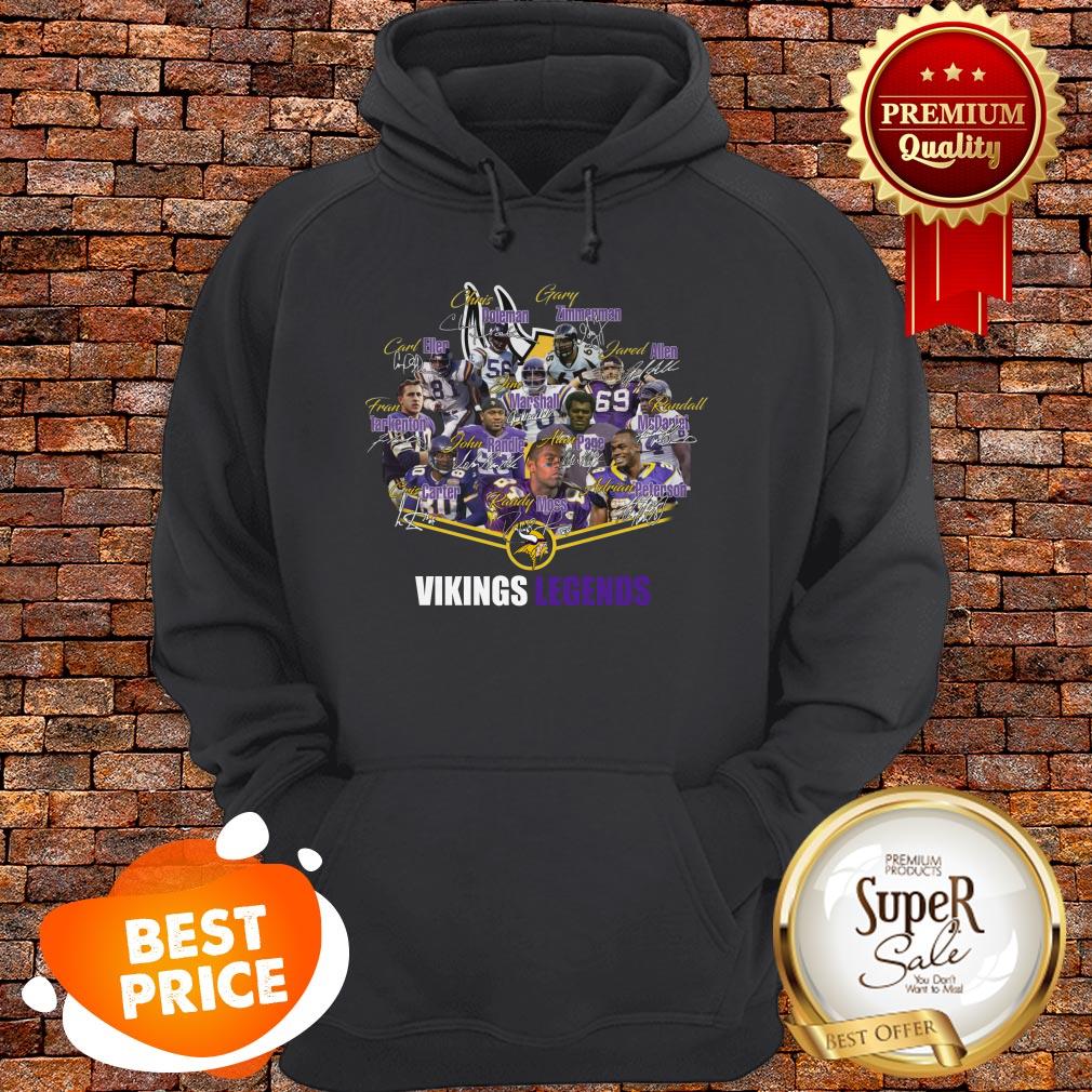 Premium Minnesota Vikings Legends Signatures Shirt - Image 5