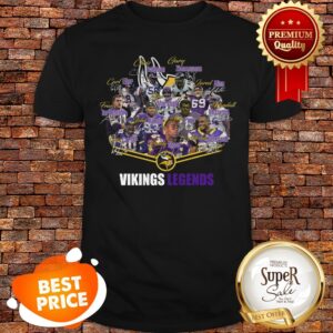 Premium Minnesota Vikings Legends Signatures Shirt