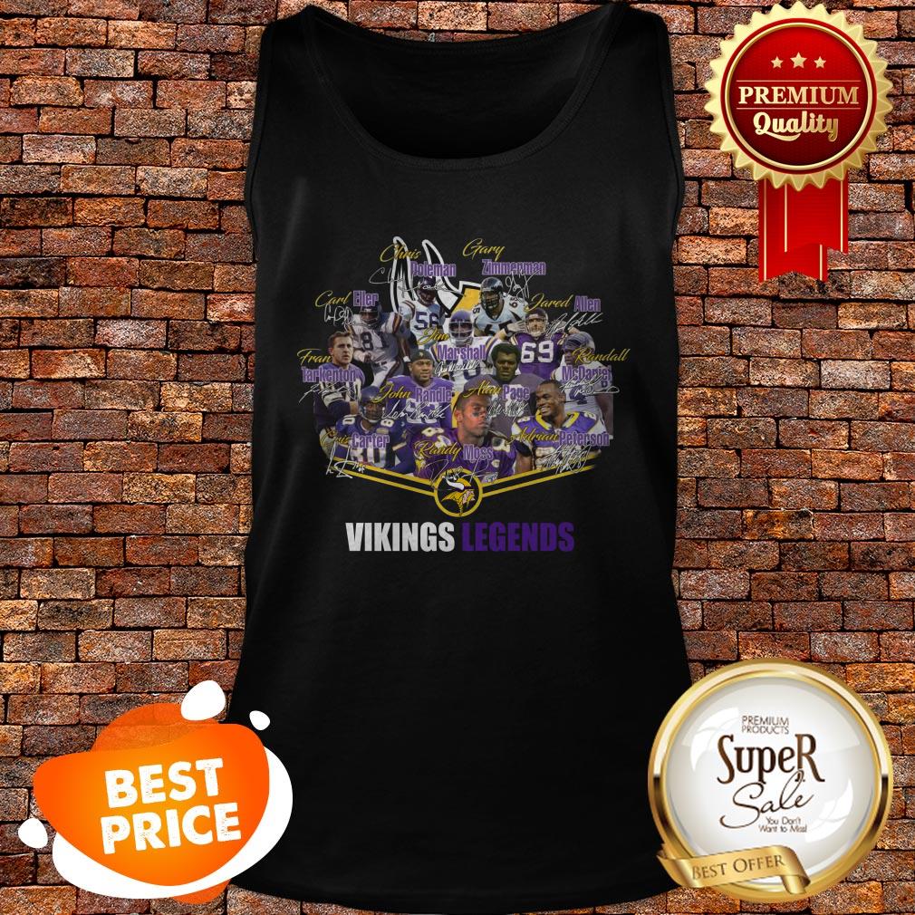 Premium Minnesota Vikings Legends Signatures Shirt - Image 3
