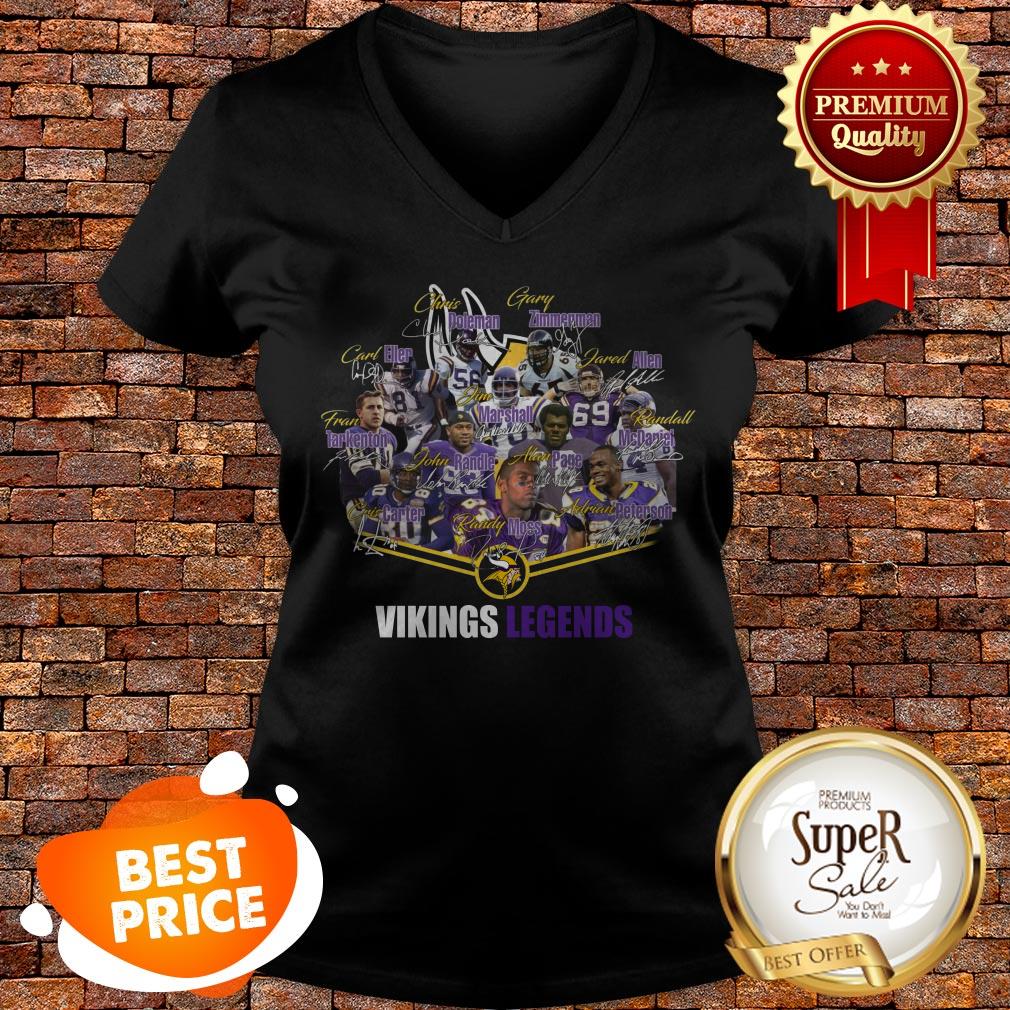 Premium Minnesota Vikings Legends Signatures Shirt - Image 2