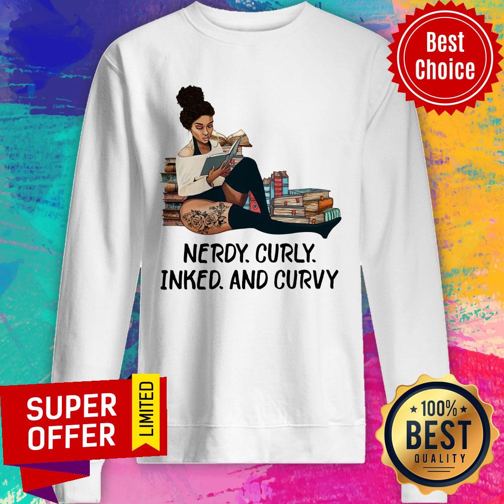Awesome Nerdy Curvy Inked And Curvy Shirt - Image 2