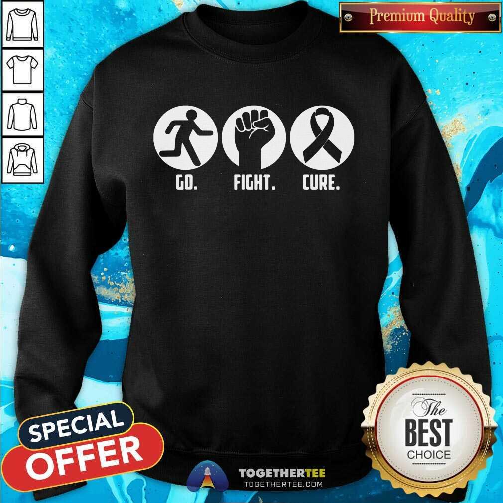 Funny Go Fight Cure Breast Cancer Awareness Month Shirt - Image 4