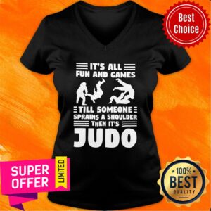 Alternative view of It's All Fun and Games Till Someone Sprains A Shou Classic Shirt