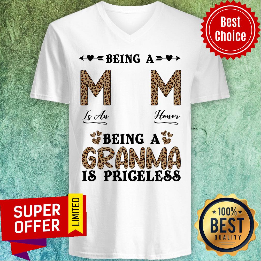 Being A Mom Is An Honor Grandma Shirt - Image 3