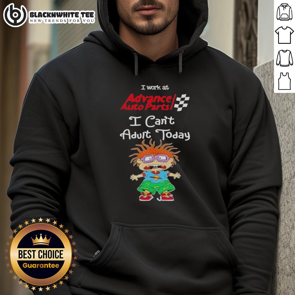 Nice Chuckie Finster I Work At Advance Auto Parts I Can't Adult Today T-Shirt - Image 2