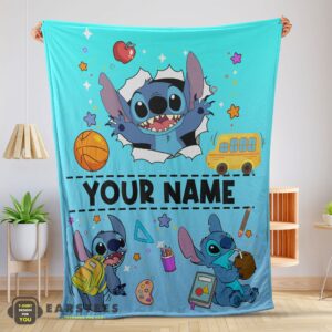 Good Cartoon Disney Stitch Super Cozy Blankets – Customize Blanket