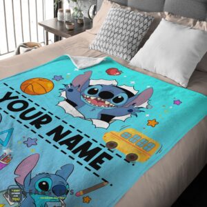 Alternative view of Good Cartoon Disney Stitch Super Cozy Blankets – Customize Blanket