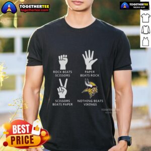 Hot Nothing Beats Minnesota Vikings Football Logo T-Shirt