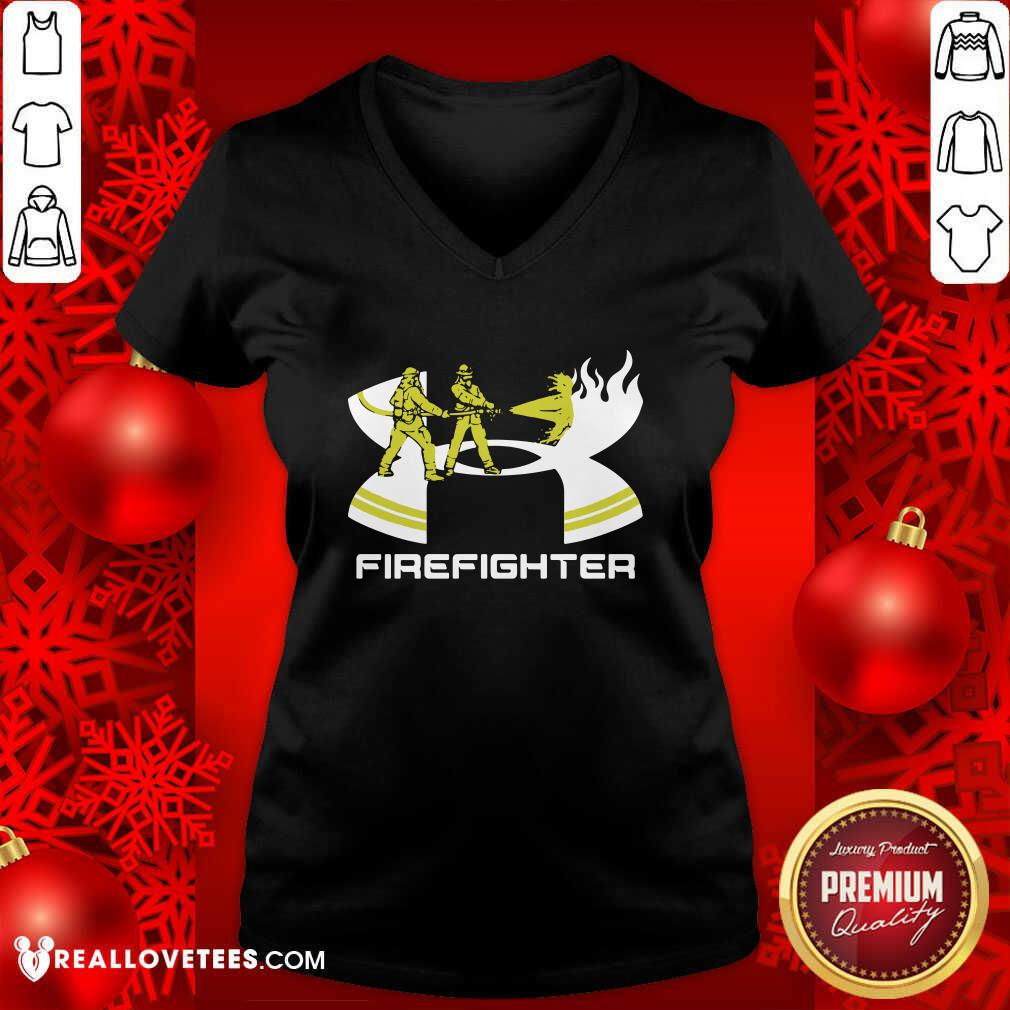 Super Nice Firefighter Under Armour Shirt - Image 5