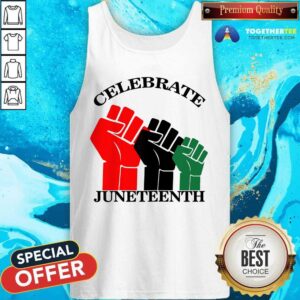 Alternative view of Celebrate Juneteenth Color Hands Shirt