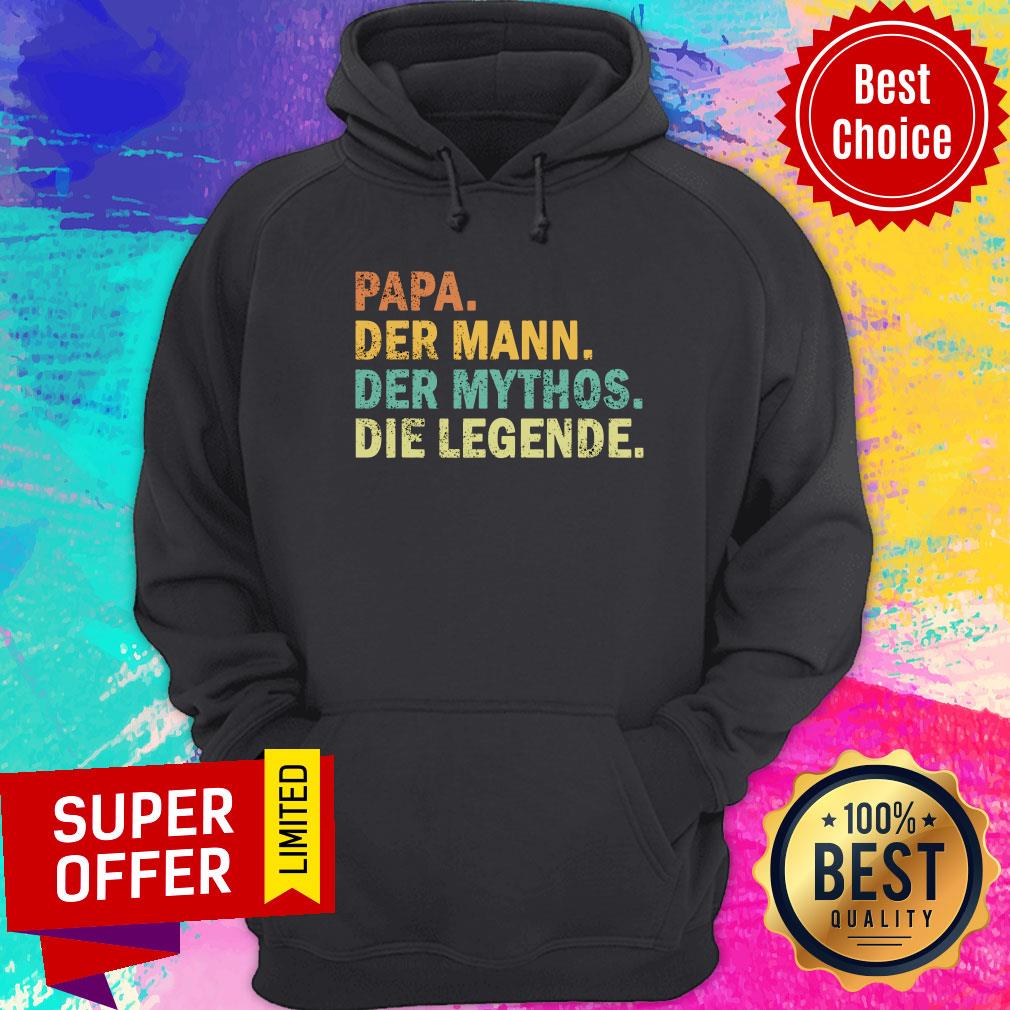 Papa Der Mann Der Mythos Die Legende Vintage Shirt - Image 5