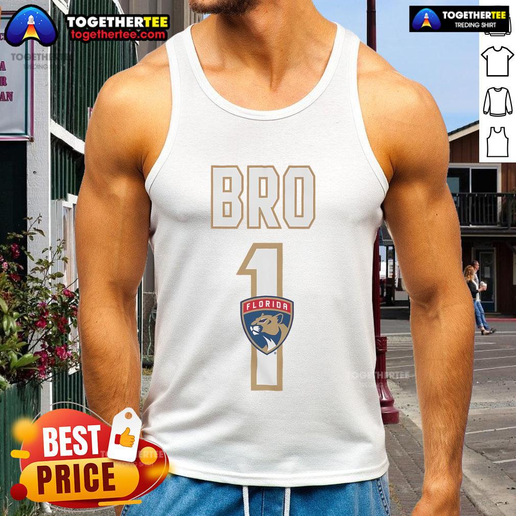 Official Florida Panthers Number 1 Bro T-Shirt - Image 4