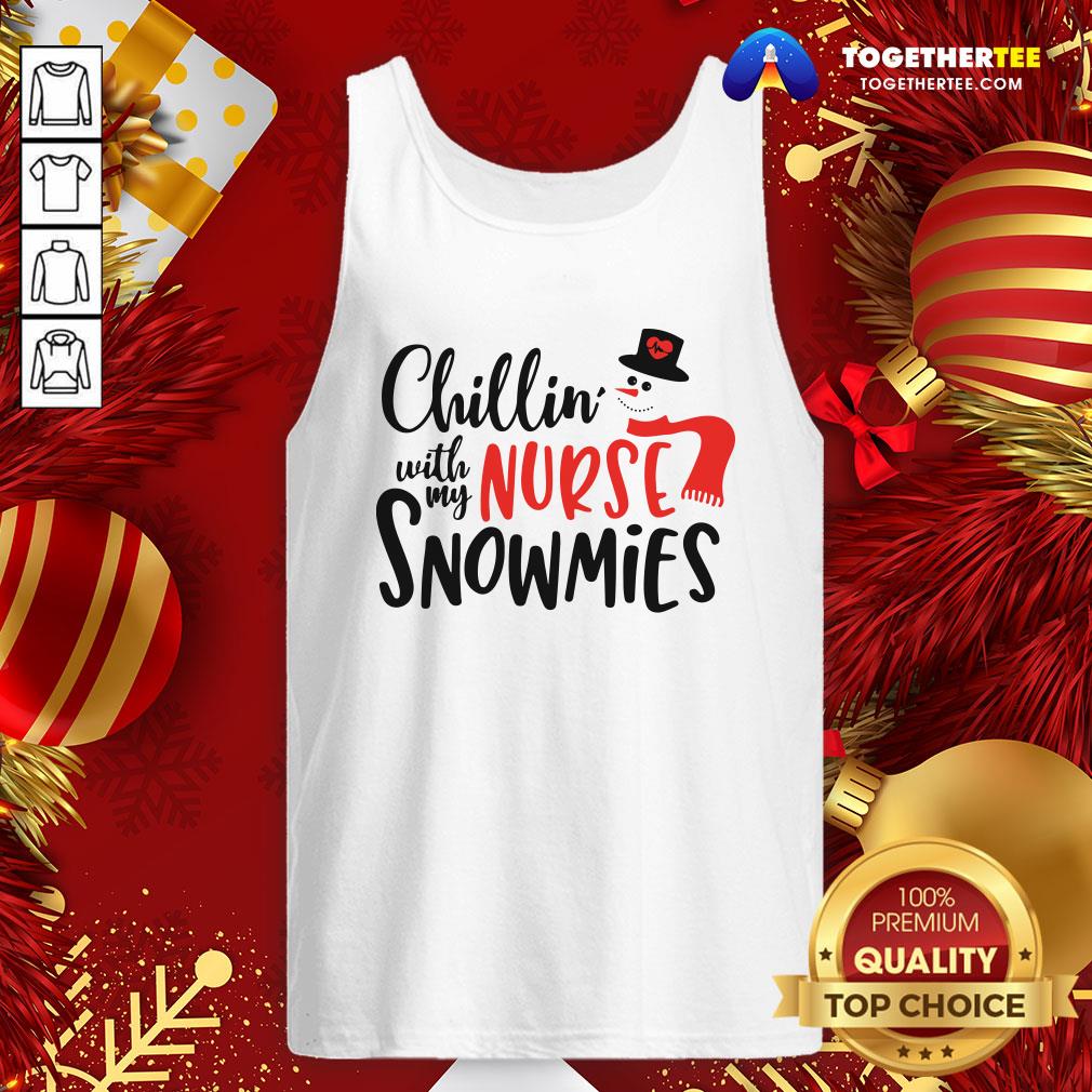 Nice Chillin’ With My Registered Nurse Snowmies Christmas Shirt - Image 3