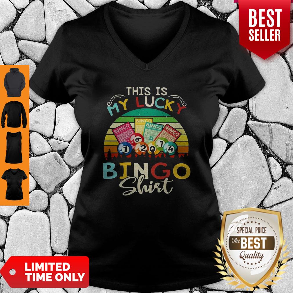 This Is My Lucky Bingo Vintage Shirt - Image 2