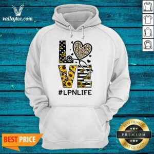 Alternative view of Leopard Medical Stethoscope Sunflower Love Nurse LPN Life Shirt