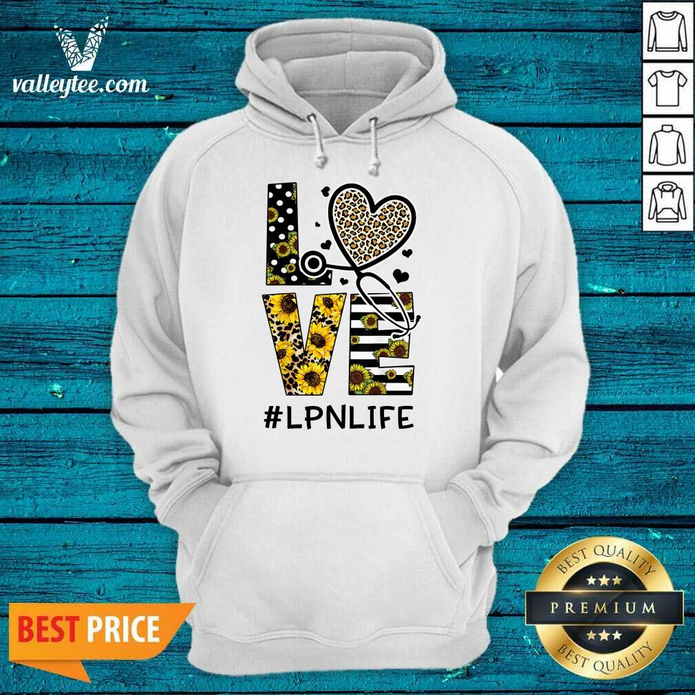 Leopard Medical Stethoscope Sunflower Love Nurse LPN Life Shirt - Image 2