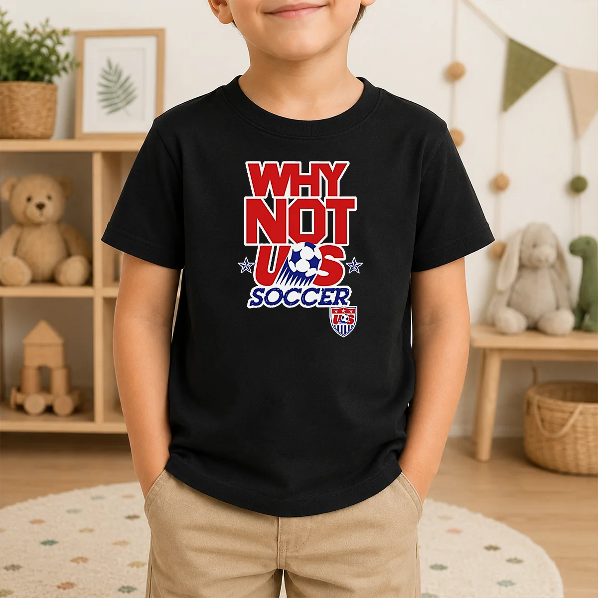 Pretty Funny United States Soccer Team Why Not US Soccer Shirt - Image 8