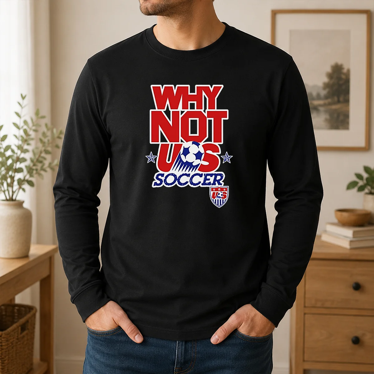 Pretty Funny United States Soccer Team Why Not US Soccer Shirt - Image 5