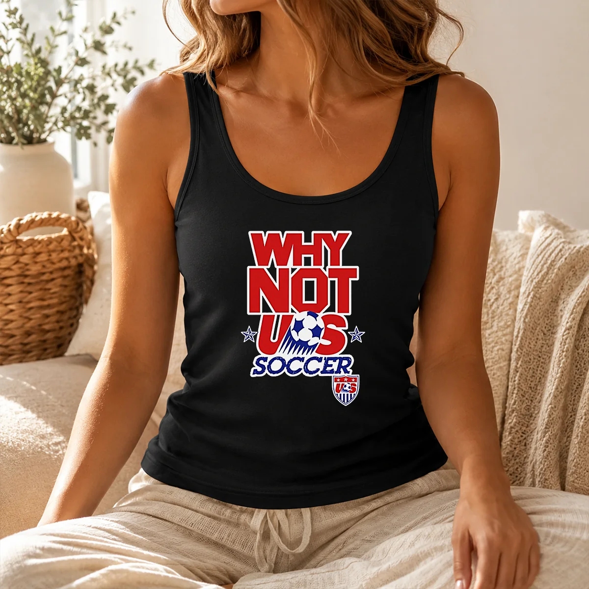 Pretty Funny United States Soccer Team Why Not US Soccer Shirt - Image 2