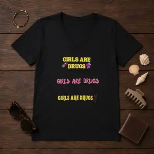 Alternative view of Top Girls Are Drugs Shirt