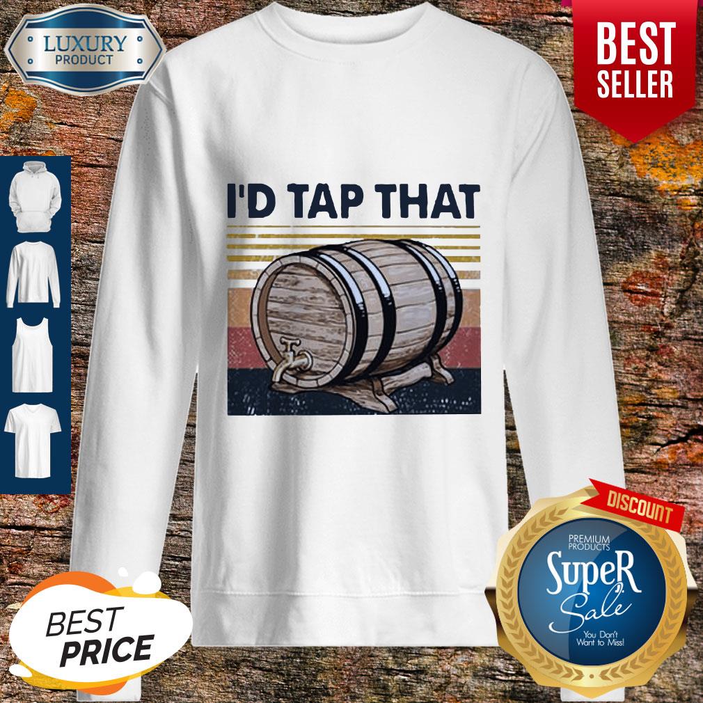I’d Tap That Beer Brewers Vintage Shirt - Image 4