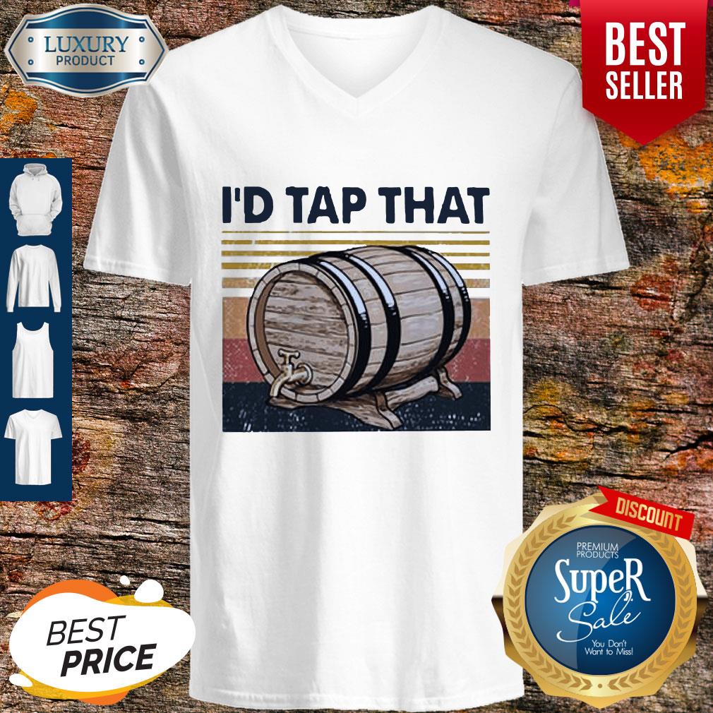 I’d Tap That Beer Brewers Vintage Shirt - Image 2