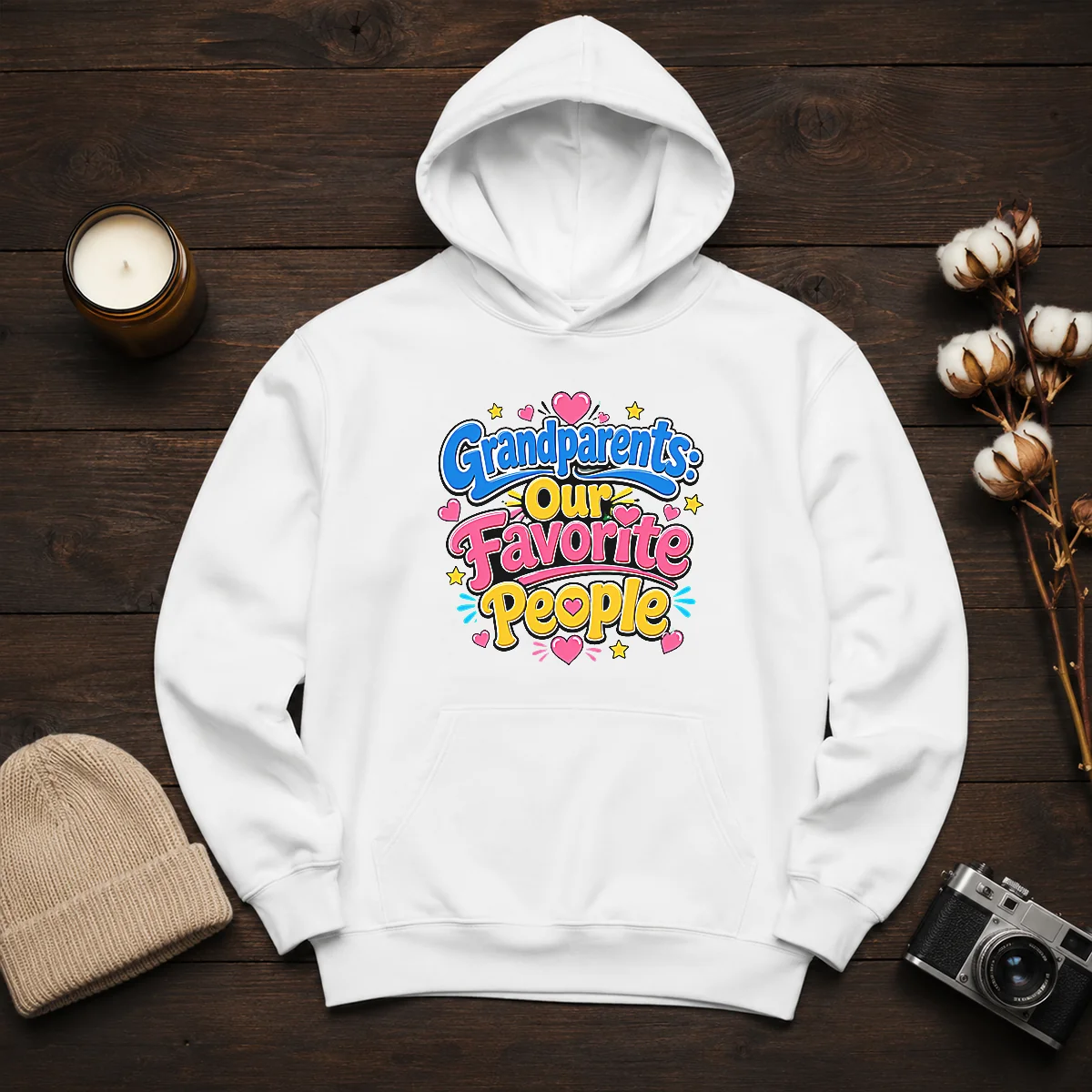 Nice Grandparents Day Love Cartoon Shirt - Image 6