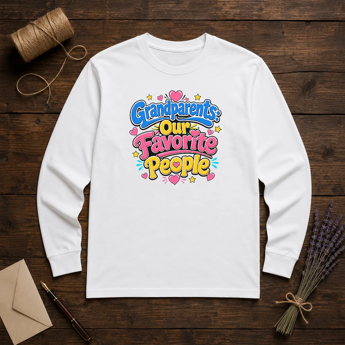 Nice Grandparents Day Love Cartoon Shirt - Image 5