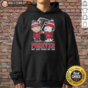 Alternative view of Good Peanut Snoopy Charlie Brown Atlanta Falcons Forever Not Just When We Win T-Shirt