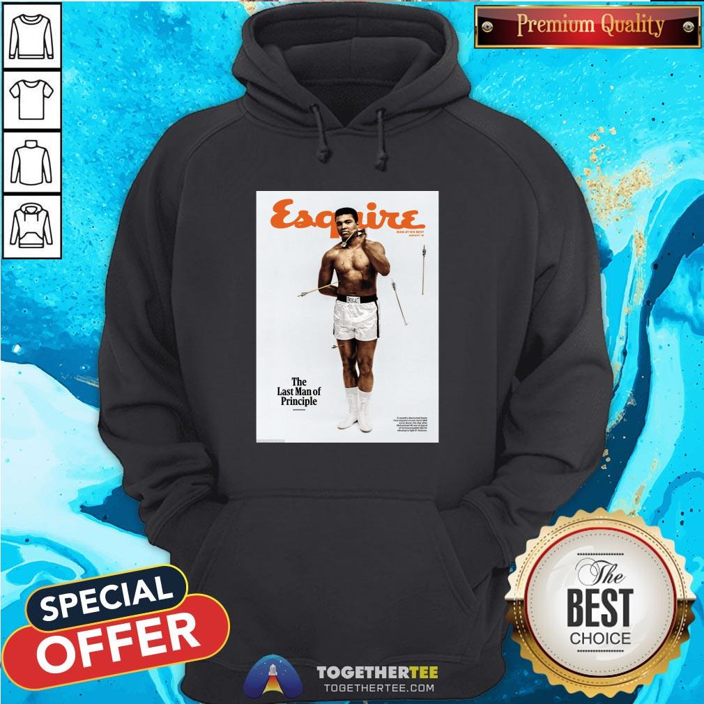 Official Lebron James Muhammad Ali Esquire The Last Man Of Principle Shirt - Image 5