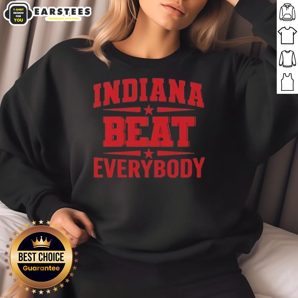 Cute Indiana Beat Everybody T-Shirt - Image 5