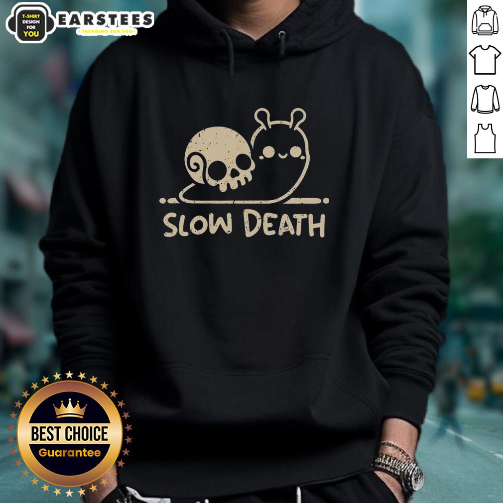 Cute Slow Death Snail Skull T-Shirt - Image 2