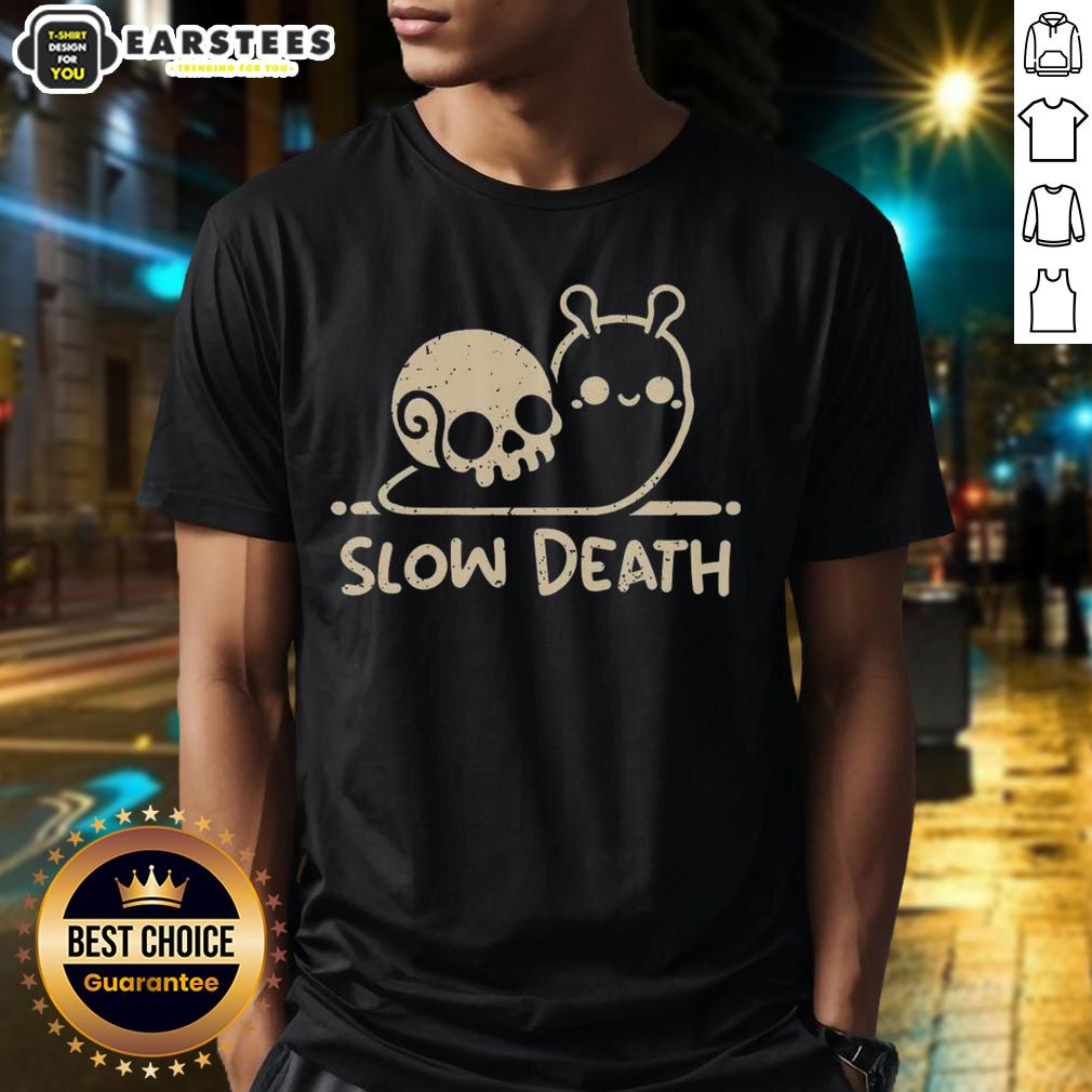 Cute Slow Death Snail Skull T-Shirt