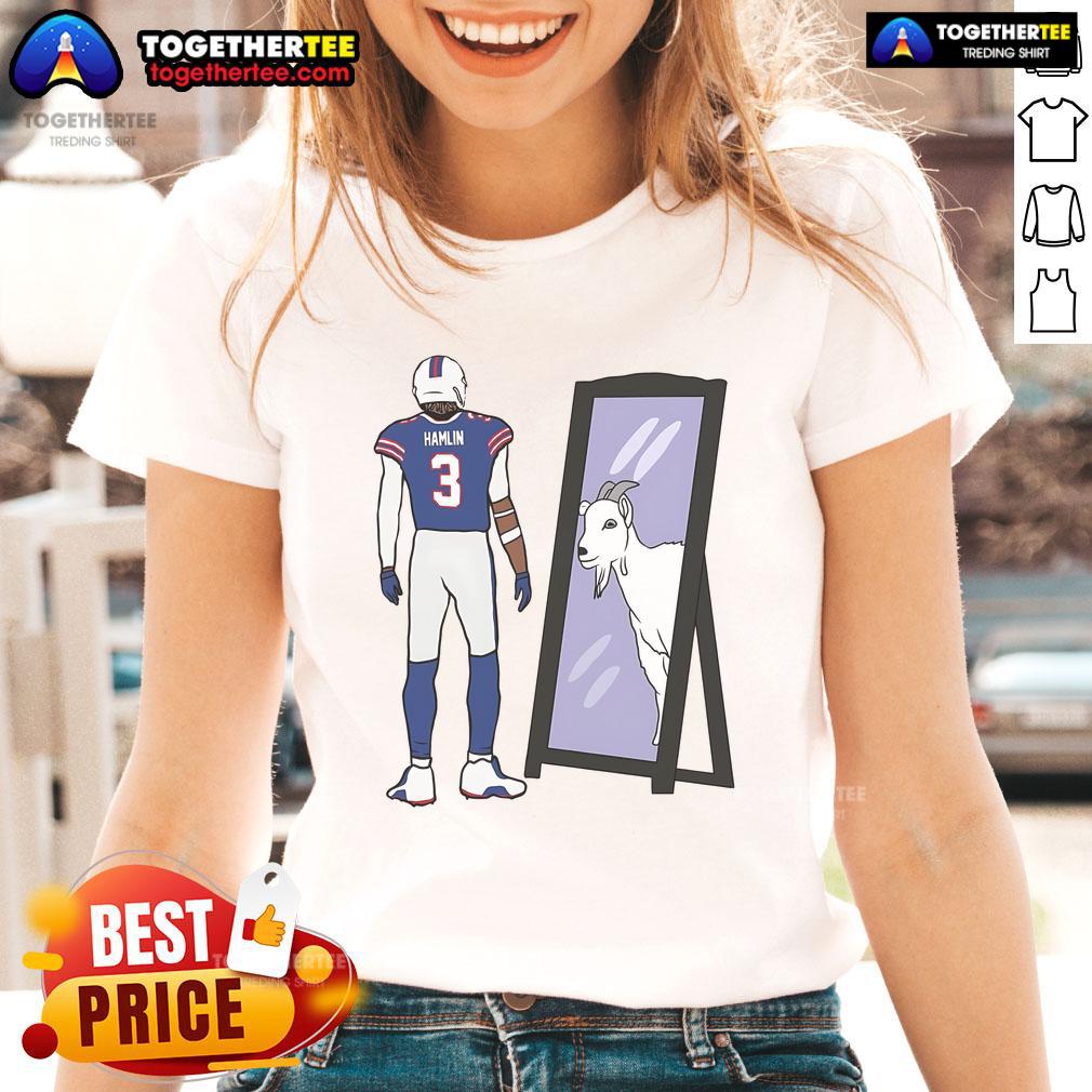 Original Damar Hamlin Mirror Goat T-Shirt - Image 3