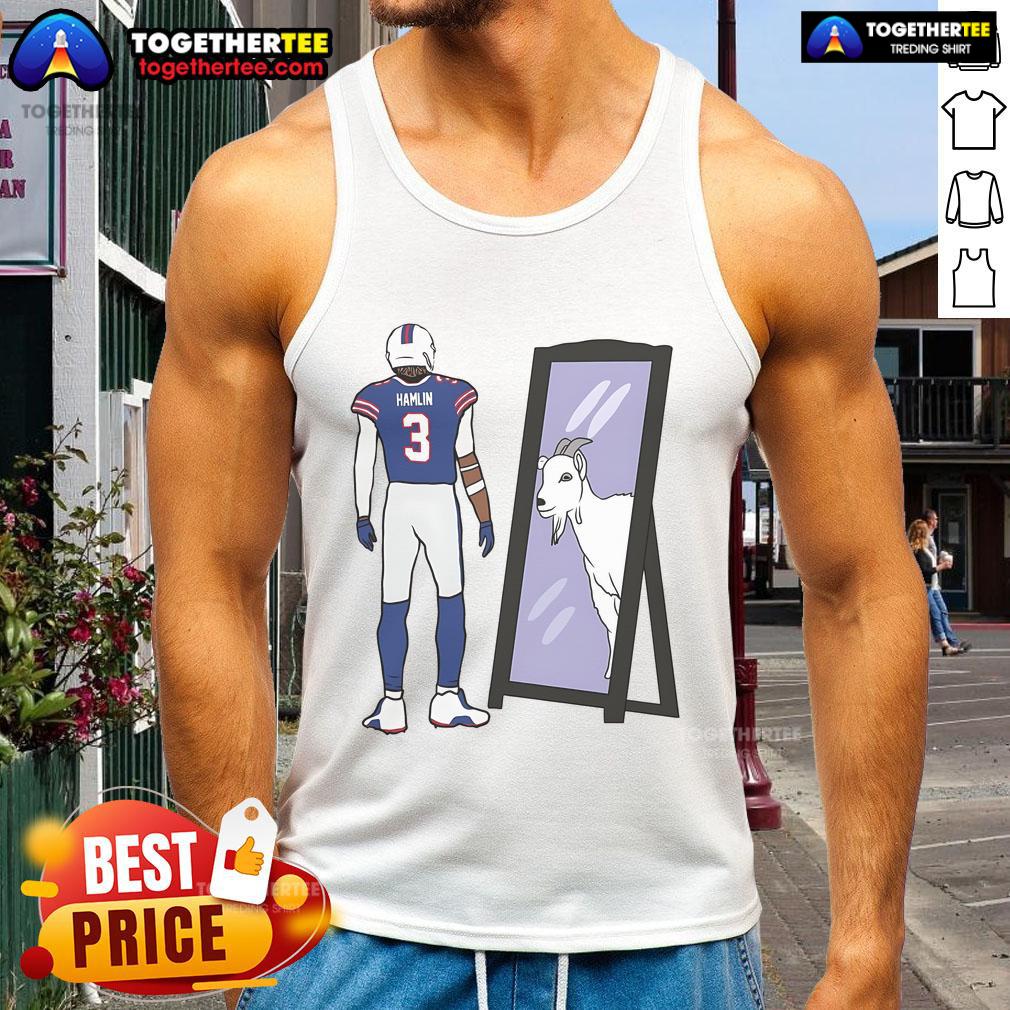 Original Damar Hamlin Mirror Goat T-Shirt - Image 4