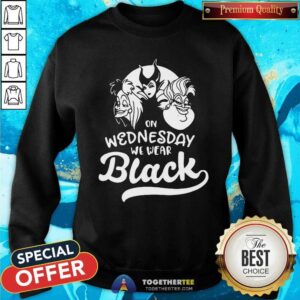 Alternative view of Premium Villains Disney On Wednesday We Wear Black Shirt