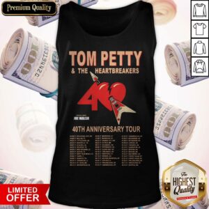 Alternative view of Tom Petty And The Heartbreakers 40th Anniversary Tour Shirt