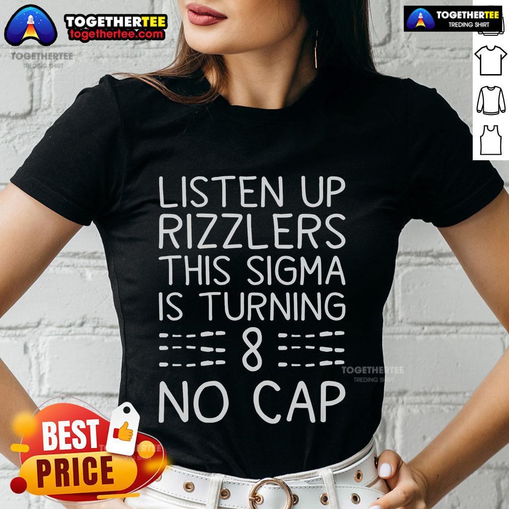 Nice This Sigma Is Turning 8 Years Old Boys Girls 8th Birthday T-Shirt - Image 2