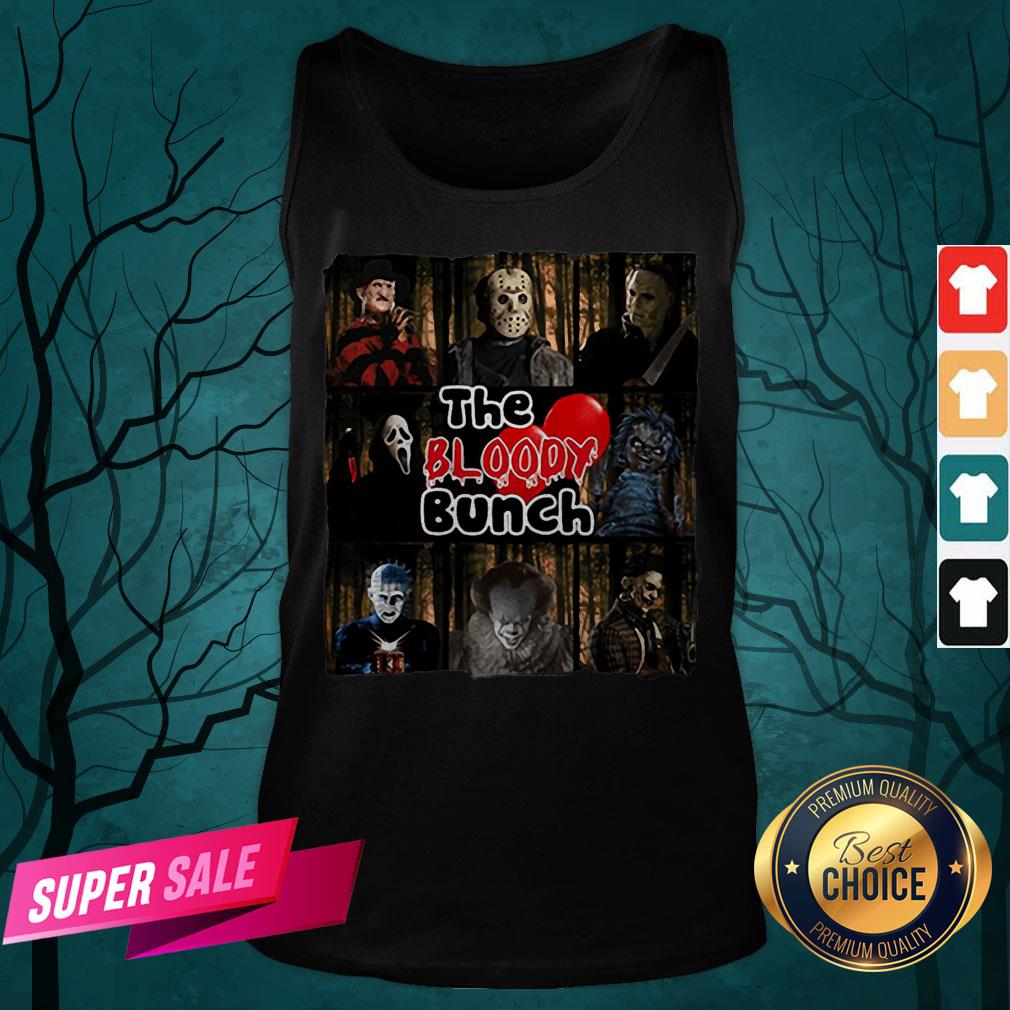 Halloween Horror Characters The Bloody Bunch Shirt - Image 5