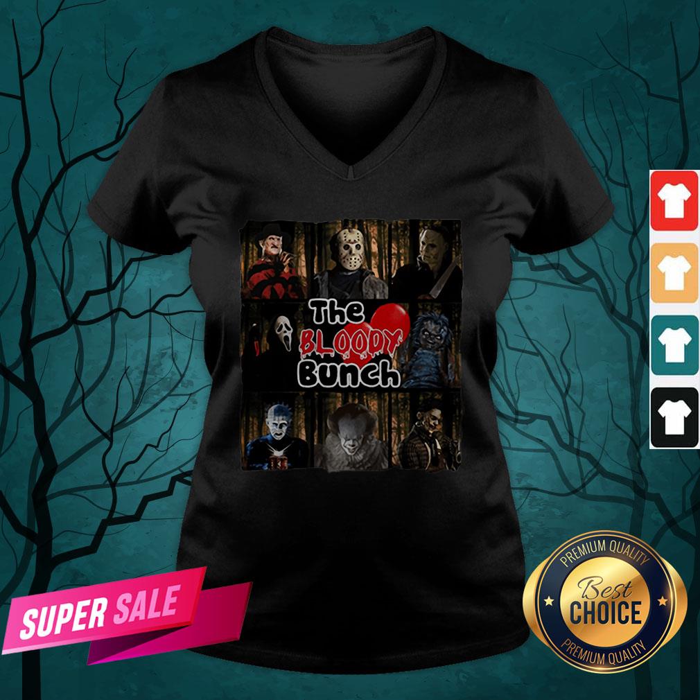 Halloween Horror Characters The Bloody Bunch Shirt - Image 4