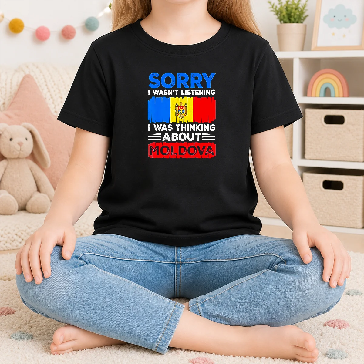 Original Sorry I Wasn'T Listening I Was Thinking About Moldova Shirt - Image 9
