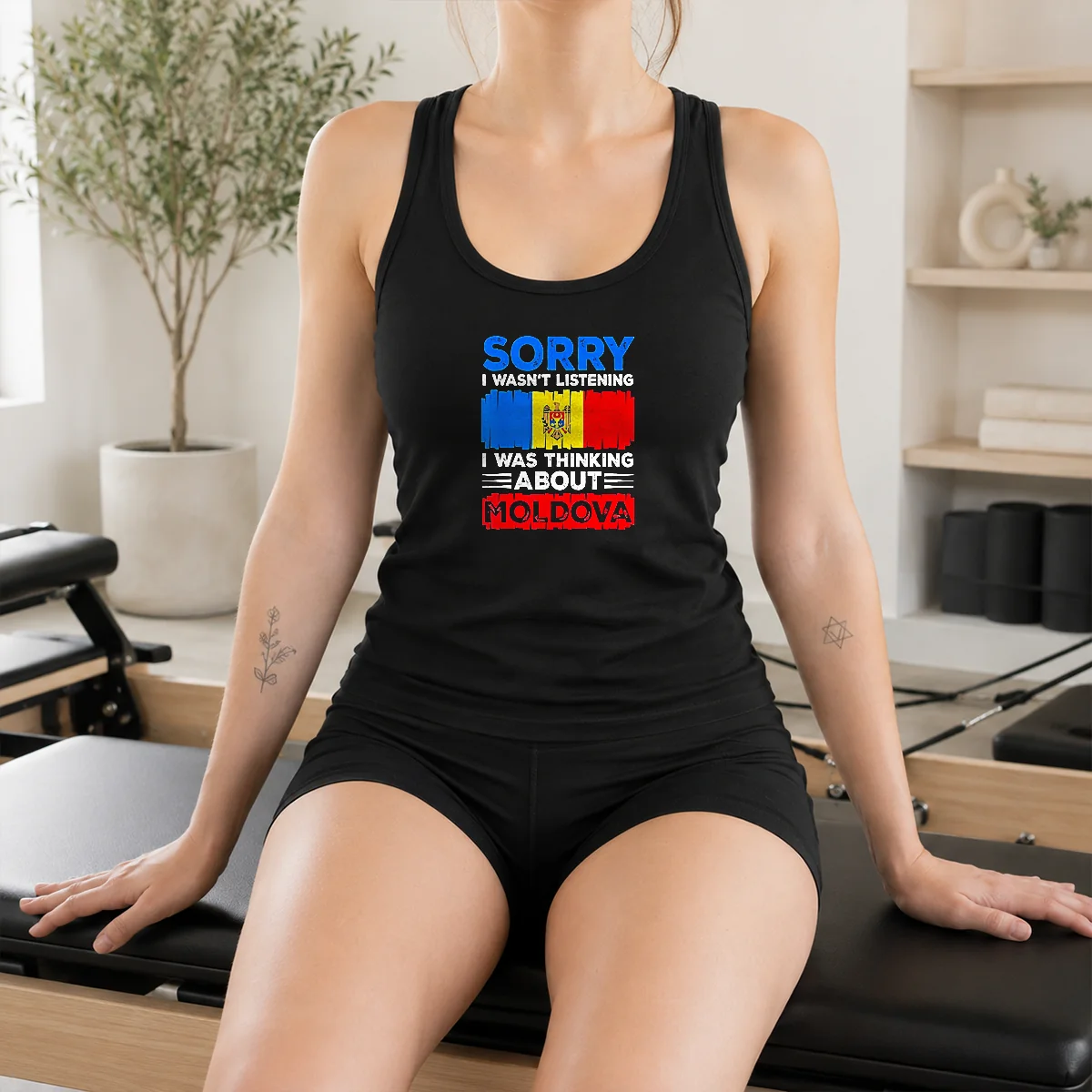 Original Sorry I Wasn'T Listening I Was Thinking About Moldova Shirt - Image 3