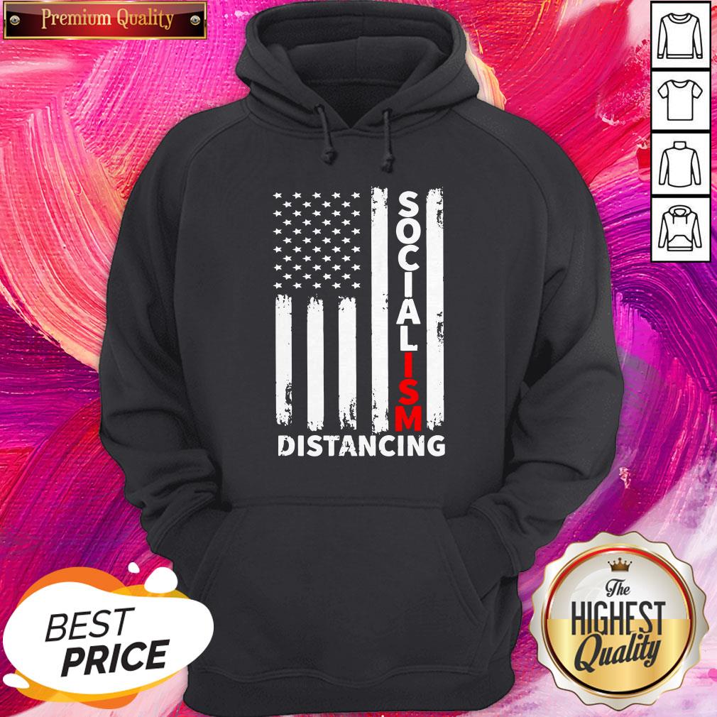 Beautiful Socialism Distancing American Flag Shirt - Image 5