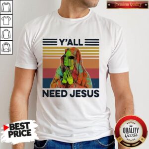 Y’all Need Jesus Alien Vintage Retro Shirt