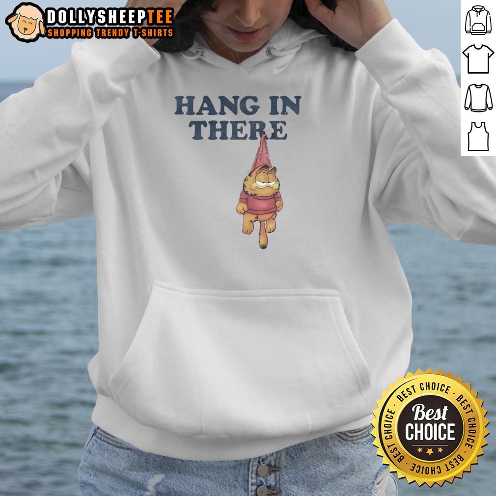 Awesome Hang In There Garfieid T-Shirt - Image 2