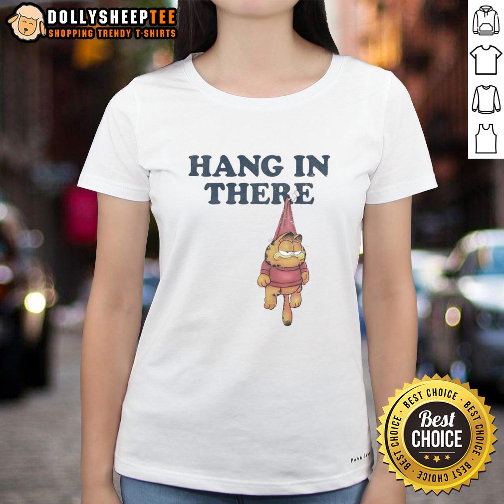 Awesome Hang In There Garfieid T-Shirt - Image 3