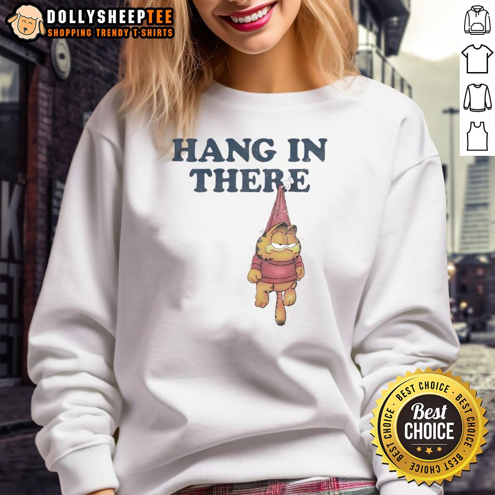 Awesome Hang In There Garfieid T-Shirt - Image 5