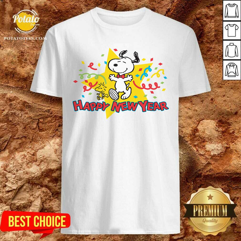 Pretty Snoopy Happy New Year Shirt