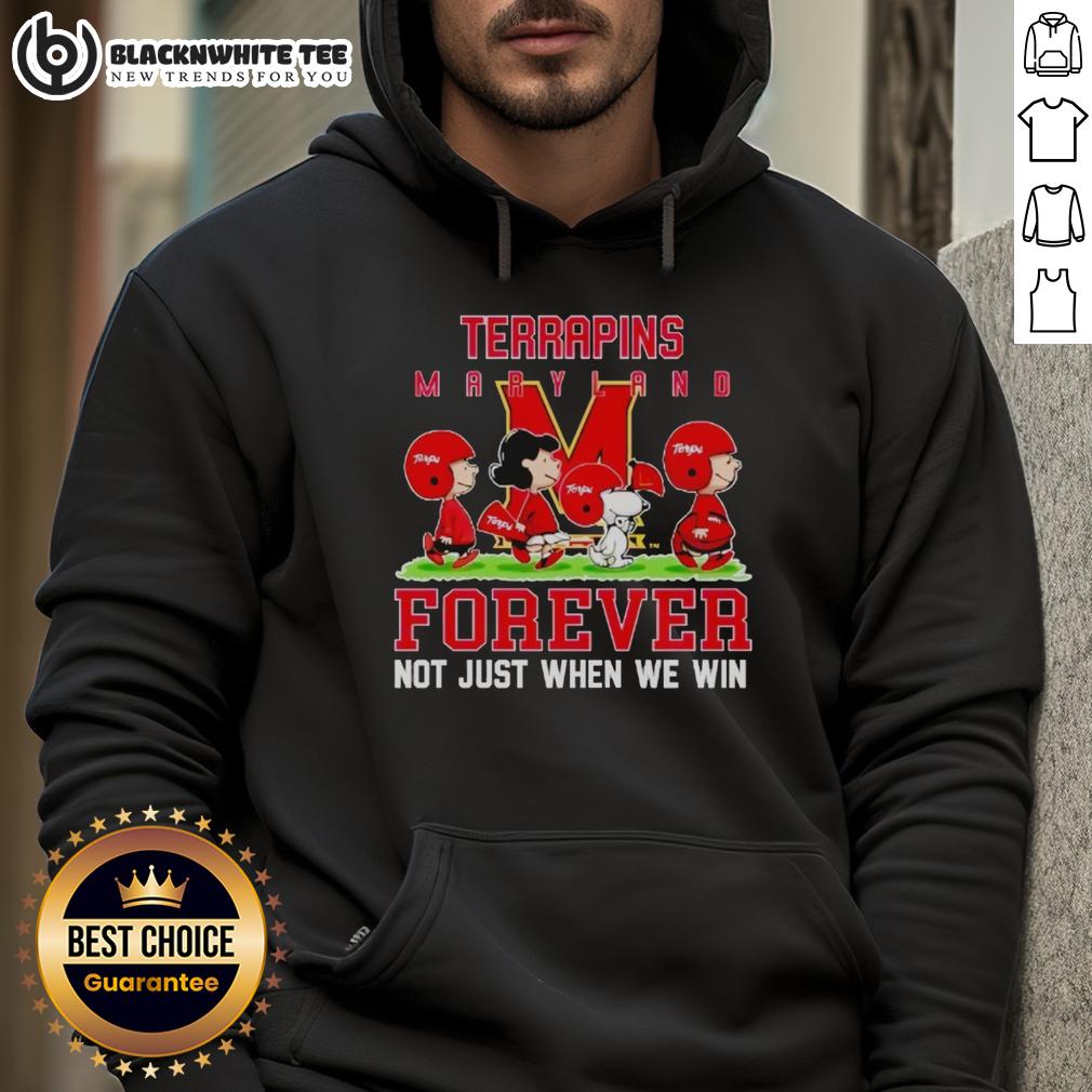Pretty Peanuts Maryland Terrapins Forever Not Just When We Win T-Shirt - Image 2