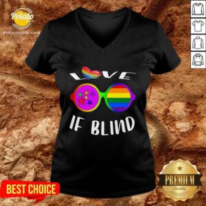 Alternative view of Love If Blind LGBT Shirt
